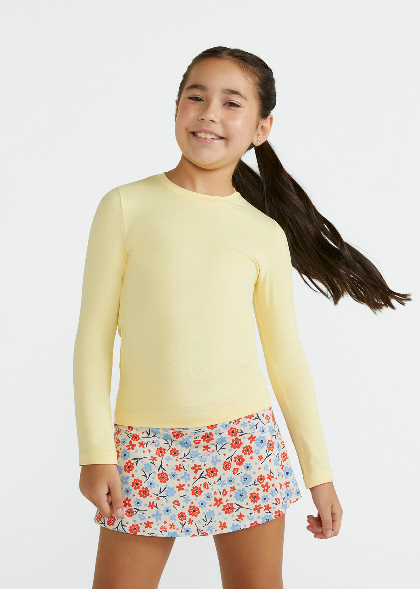 Camiseta Infantil Manga Longa Uv Mesh